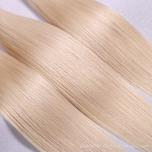Straight Cheap Factory Price 613 Blond Weave Raw Mink Brazilian Bundles Cuticle Aligned Virgin Human Hair Extension